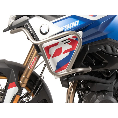 BMW F 900 GS Protection - Tank Guard - Stainless Steel - Raw
