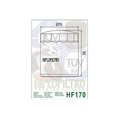 Oil Filter 170 - Hiflo (Black)