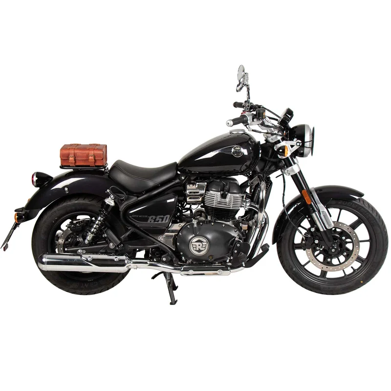 Royal Enfield Super Meteor 650 Rear Rack- Solo Rack without Backrest - Black