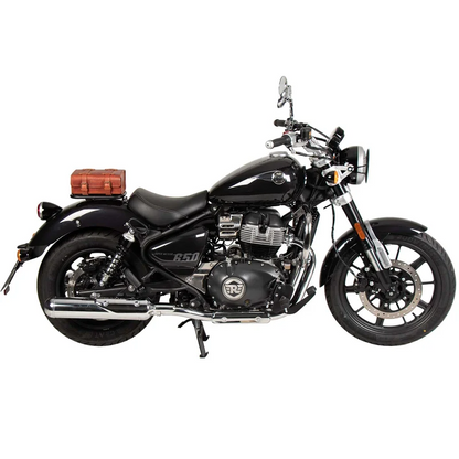 Royal Enfield Super Meteor 650 Rear Rack- Solo Rack without Backrest - Black