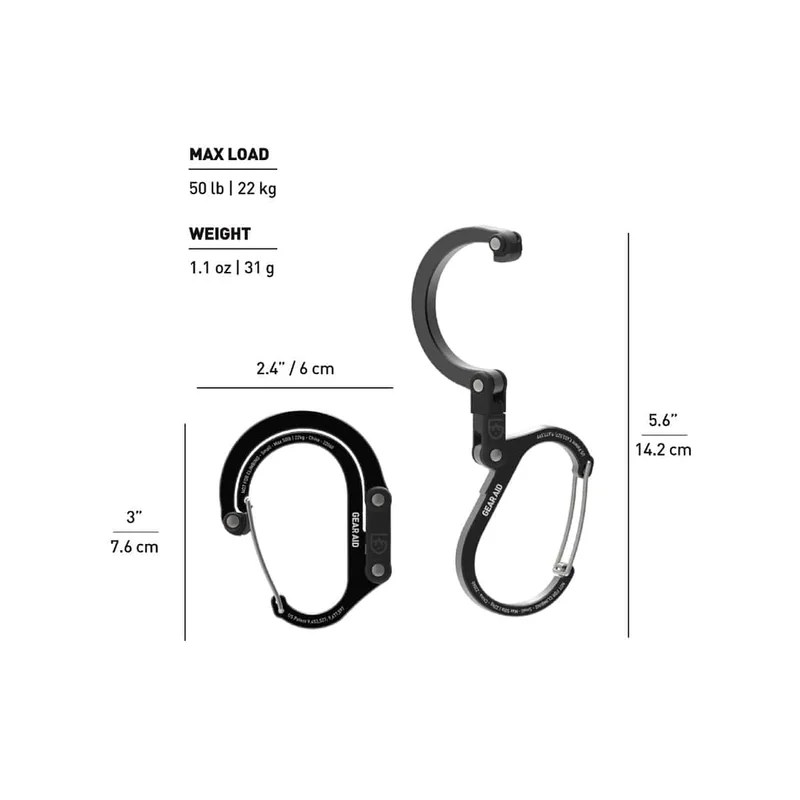 GEAR AID HEROCLIP - Small / Black