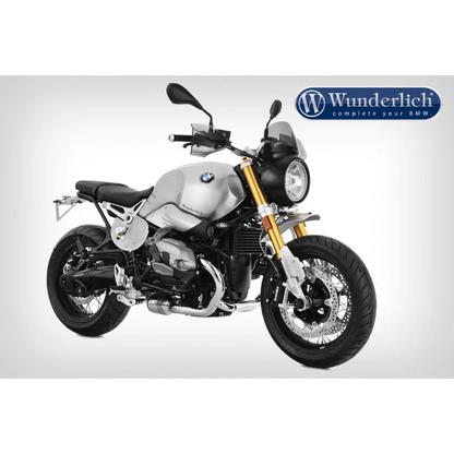 BMW RNineT Styling - Wunderlich Number Plate - Silver