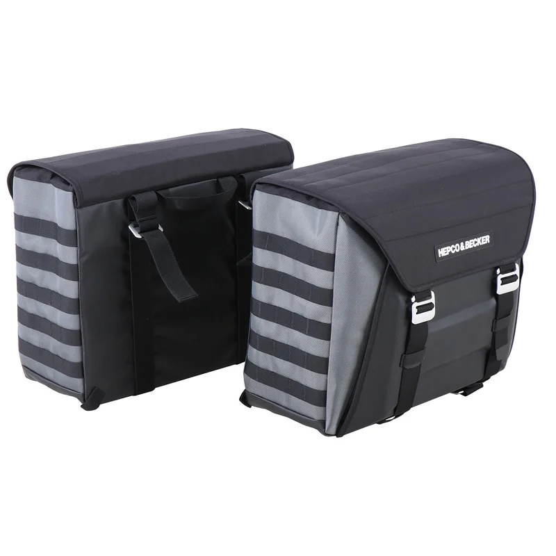 Sidecases 70L Per Pair X Travel (Universal with Plates) - Pair
