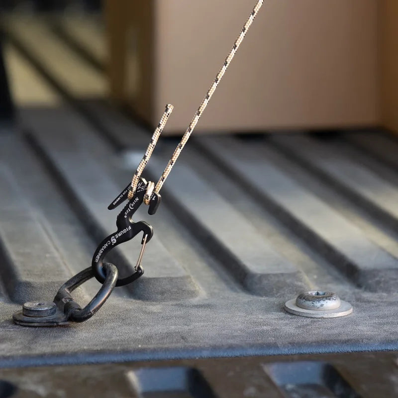 CARABINER ROPE TIGHTENER - FIGURE 9 (BG) - Aluminum