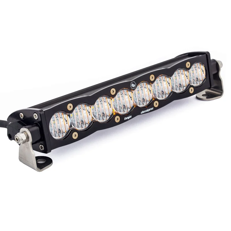 Aux LED Bar - S8 Series - 254mm (10 Inch) / Spot / Clear
