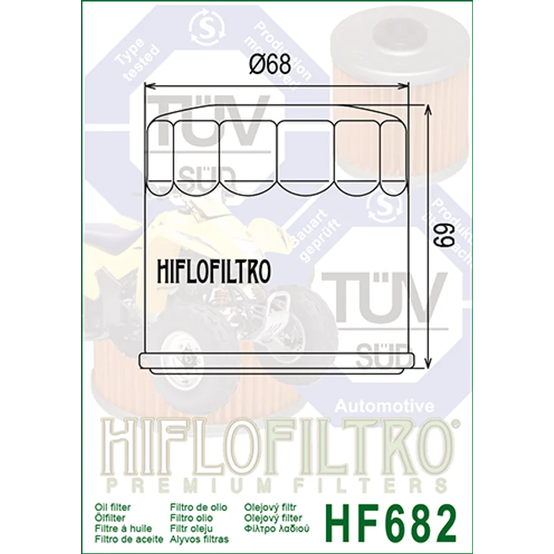 Oil Filter 682 - Hiflo