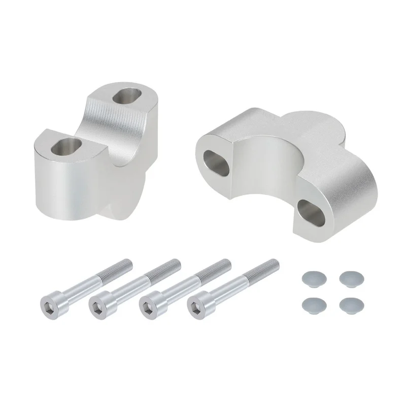 HANDLEBAR RISER - 25MM UP (4235-FT10-25-0) - Silver