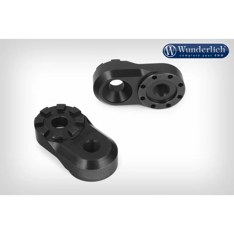 BMW GS Ergonomics - Vario Adapter EVO1 (Pair) - Black / 23MM