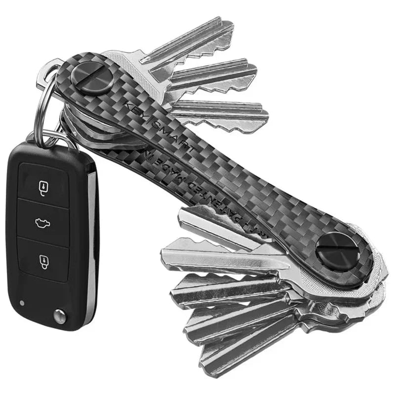 KeySmart® - Original Compact Key Organizer - Carbon Fiber 3k