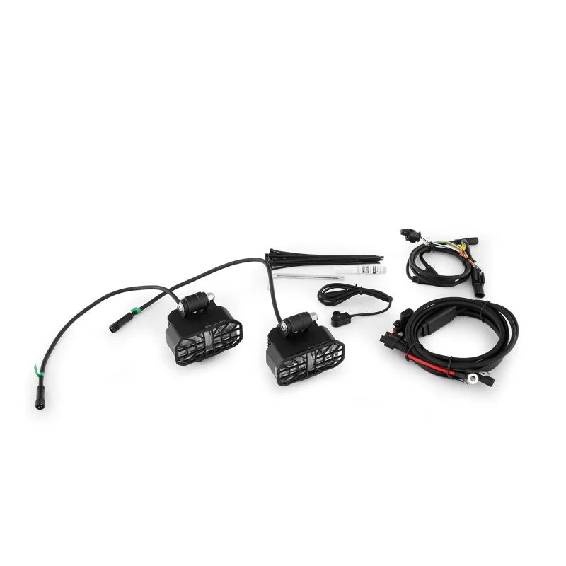 DUCATI Multistrada V4 - LED Auxillary lights Microflooter 3 - Black