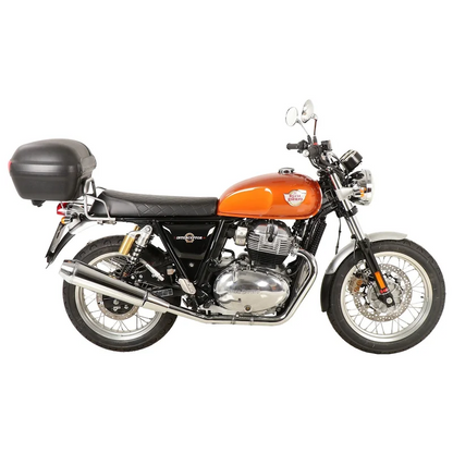 Royal Enfield Interceptor Carrier Topcase - Tubed Carrier - Black