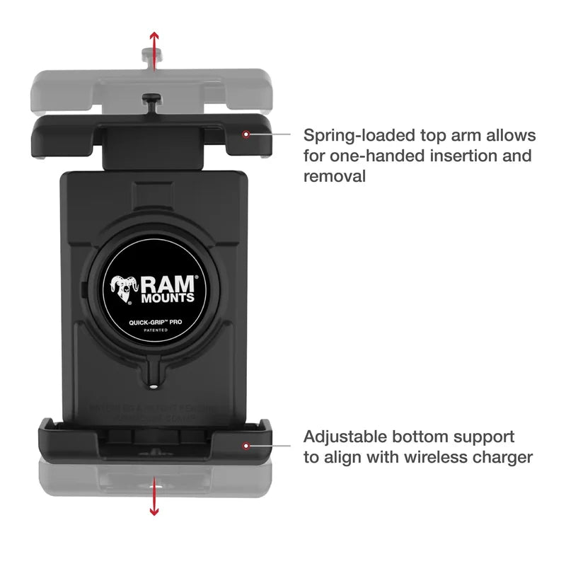 RAM® Quick-Grip™ Pro XL Phone Holder - B Size / With Ball