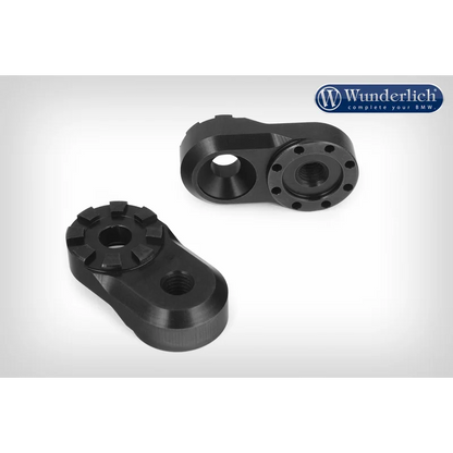 BMW GS Ergonomics - Vario Adapter EVO1 (Pair) - Black / 50MM