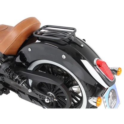 India Scout Rear Rack- Solo Rack without Backrest - Black