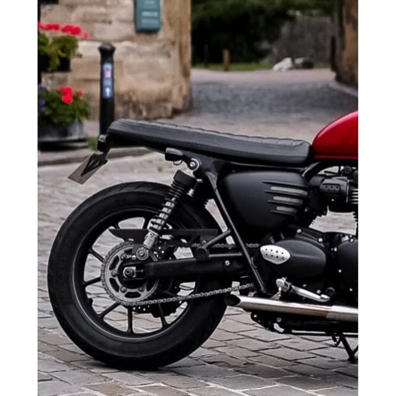 Triumph Bonneville - Side Panels (Ribbed) - Matte Black