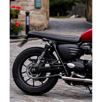 Triumph Bonneville - Side Panels (Ribbed) - Matte Black