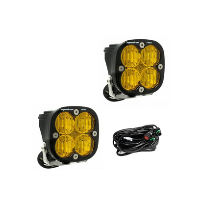 Aux LED - SQUADRON PRO - Driving Combo / Round / Amber
