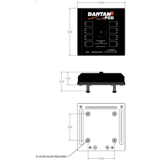 BantamX Touchscreen - sPOD - 213.36cm(84in)