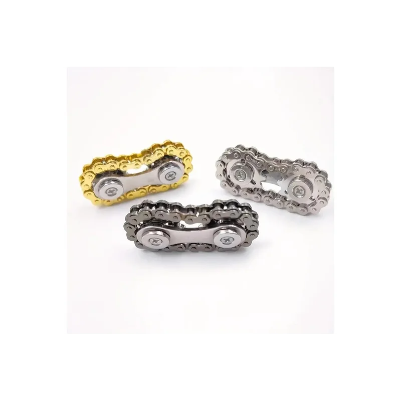 Chain Fingertip Decompression Gyroscope! (Fidget Spinner) - Black