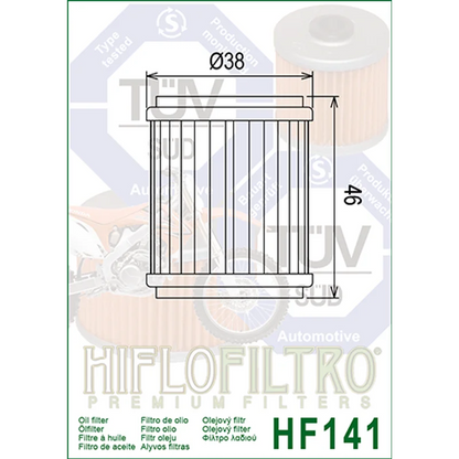 Oil Filter 141 - Hiflo