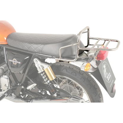 Royal Enfield Interceptor Carrier Topcase - Tubed Carrier - Black