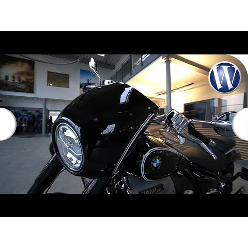 BMW R18 Styling - Cockpit Fairing (Sports) - Black / Not Included