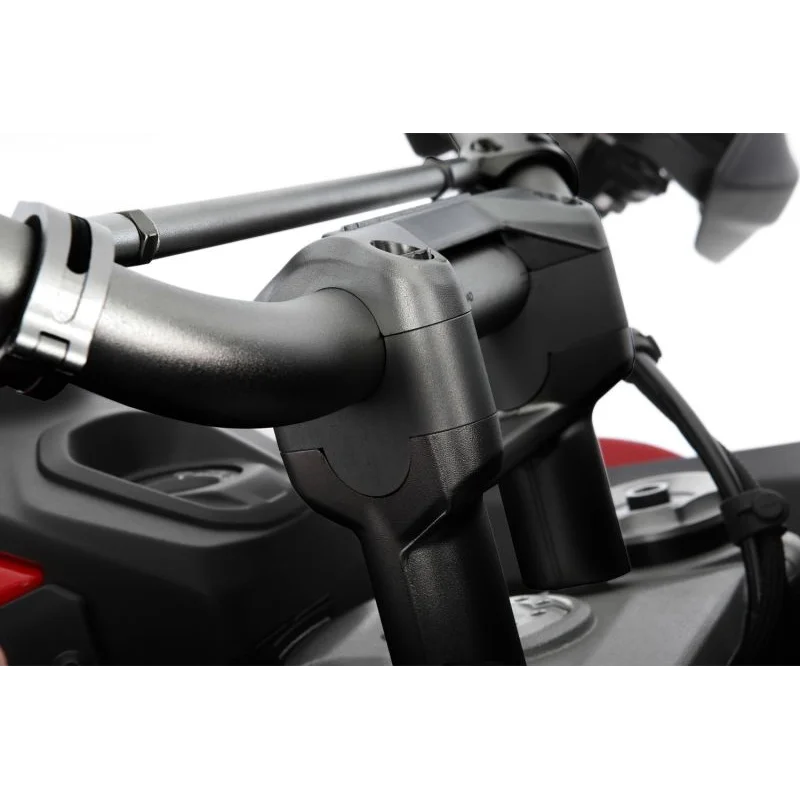DUCATI Multistrada V4 Ergonomics - Risers 25mm - Black