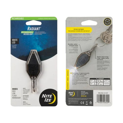 RADIANT® RECHARGEABLE MICROLIGHT - White