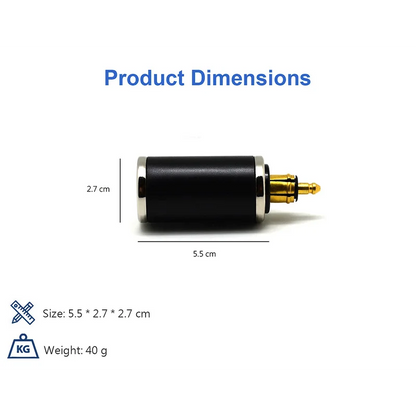 DIN (Hella) to 36W PD USB-C + QC 3.0 (STRAIGHT)
