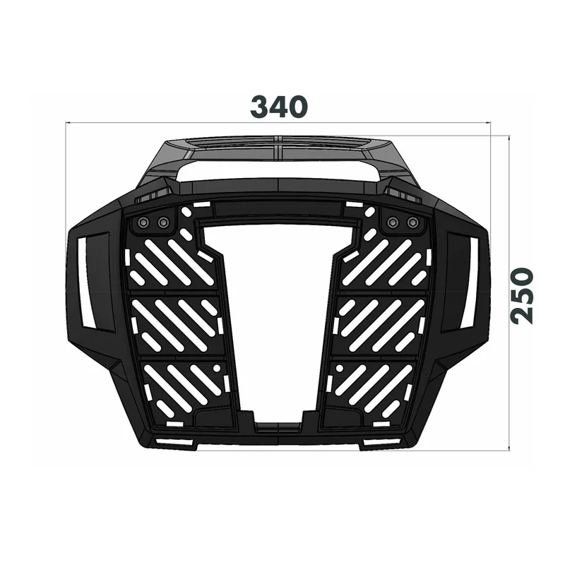 HONDA NX 500 Luggage Carrier - Top Case