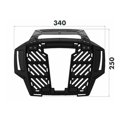 HONDA NX 500 Luggage Carrier - Top Case