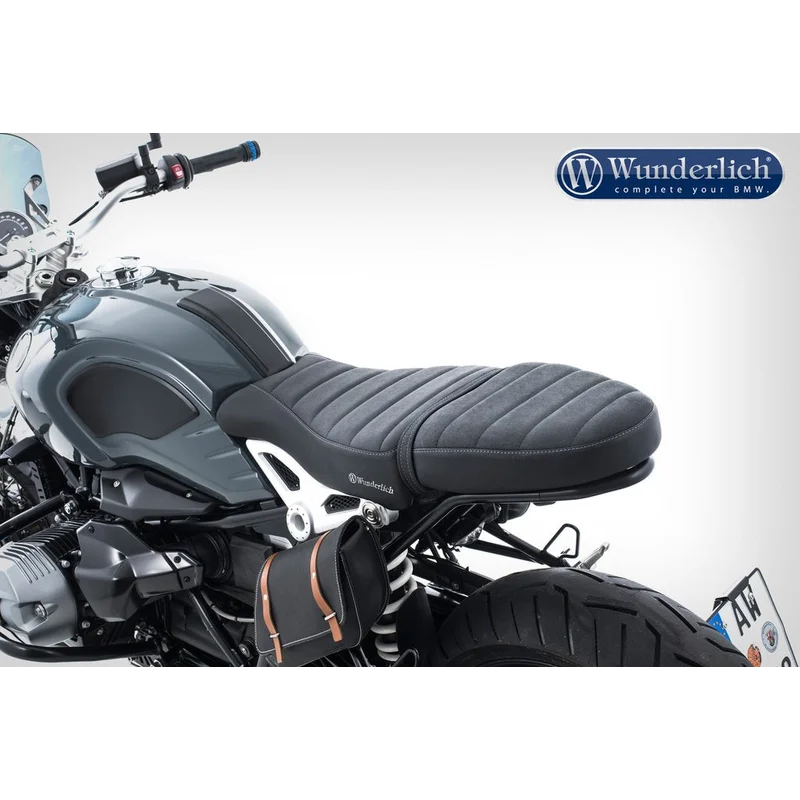 BMW RNineT Ergonomics - Seat :Rider" - Passenger / Brown
