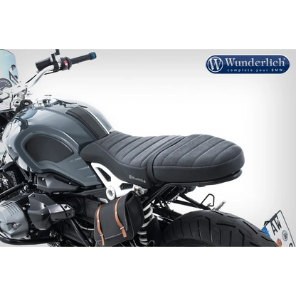 BMW RNineT Ergonomics - Seat :Rider" - Passenger / Brown