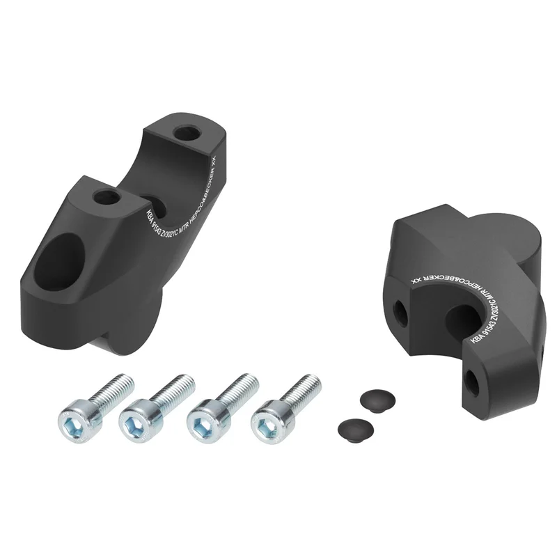 HANDLEBAR RISER - 30mm UP & 21mm PULL (4245-ZV3021C) - Black