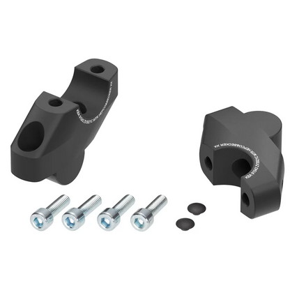 HANDLEBAR RISER - 30mm UP & 21mm PULL (4245-ZV3021C) - Black