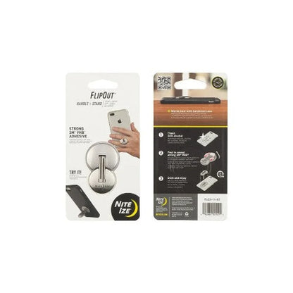 MOBILE PHONE FLIP HANDLE PLUS STAND - Brown