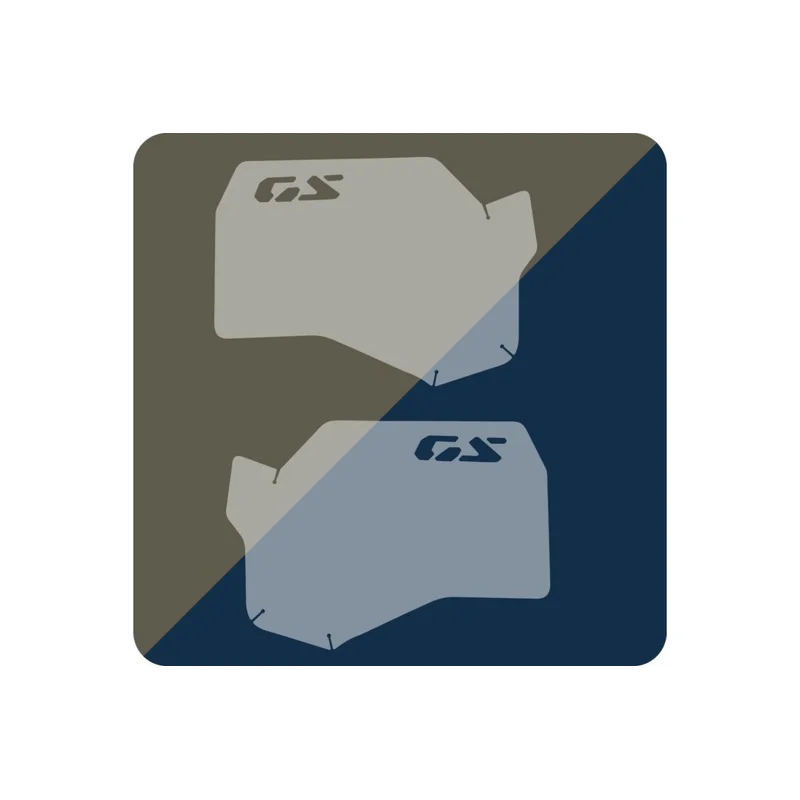 BMW R1300GS Adventure Ergonomics - KNEE PADS Vinyl Clear