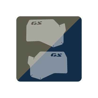 BMW R1300GS Adventure Ergonomics - KNEE PADS Vinyl Clear