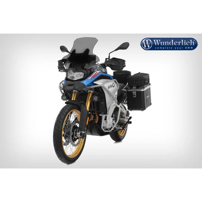 Motorcycle with Wunderlich branding on a white background