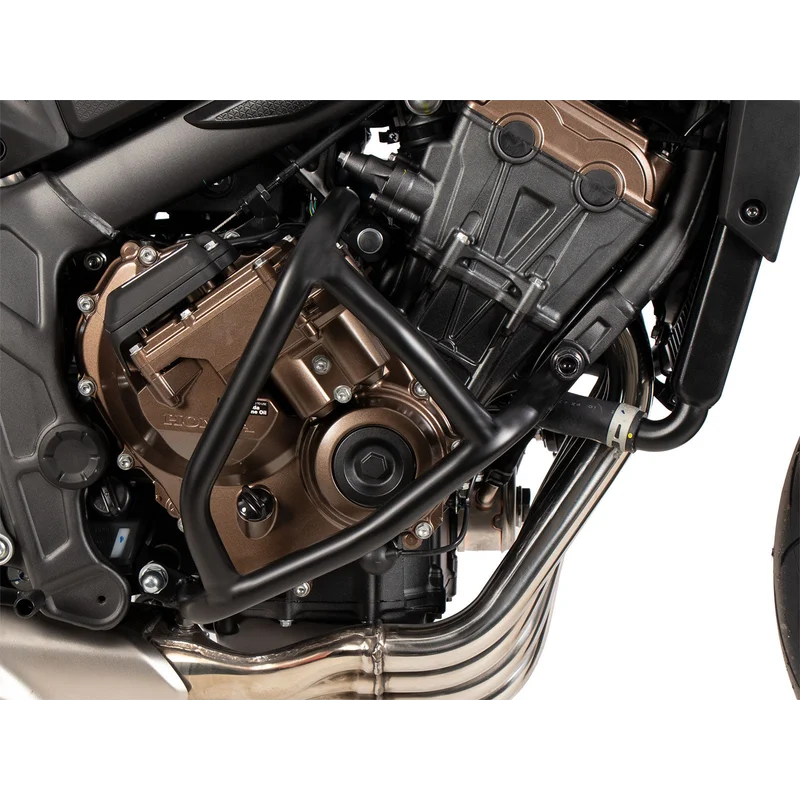 Honda CB 650 R / E-CLUTCH Protection - Engine Bar "SOLID" - Black