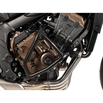 Honda CB 650 R / E-CLUTCH Protection - Engine Bar "SOLID" - Black