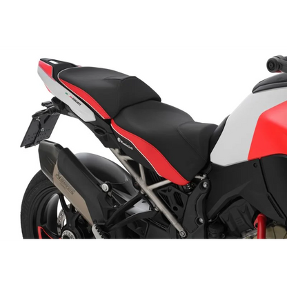 DUCATI Multistrada V4 Ergonomics -"Active Comfort" Passenger Seat - Black-Red