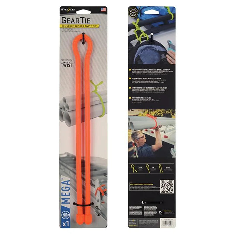 GEAR TIE - MEGA - 1N (Length 81.3 cm) / Black