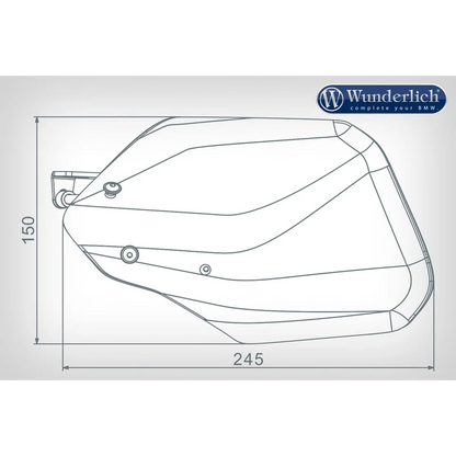 BMW G 310 GS  Protection - Hand Guards - Smoked Grey