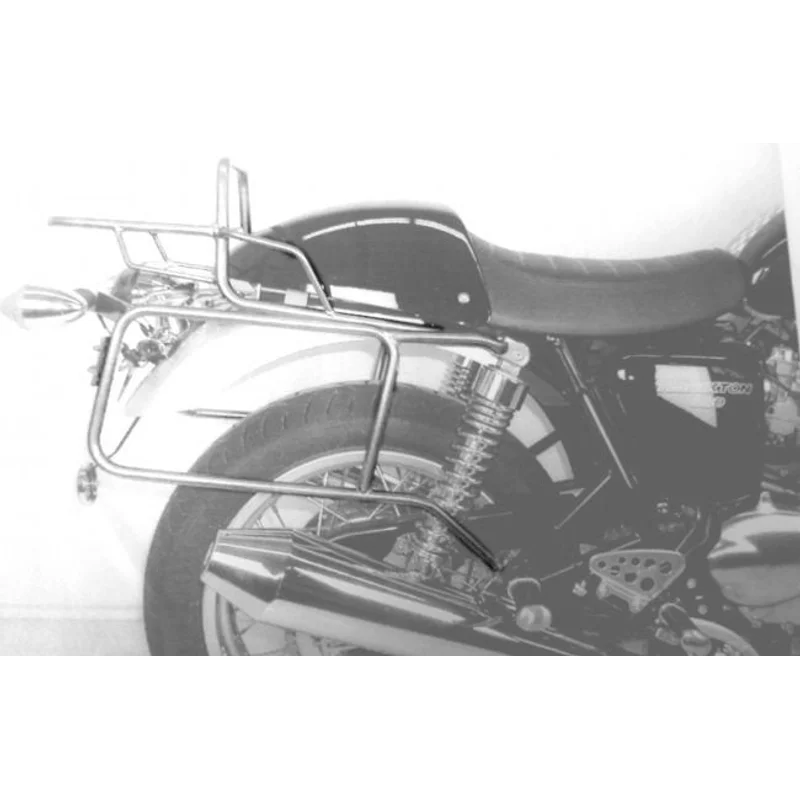Triumph Thruxton Sidecases Carrier - Permanent Lock IT (Chrome)