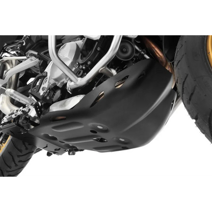 BMW F Series Protection - SKID PLATE (Euro 4) - Without original Engine protection plate / Black / Euro 4
