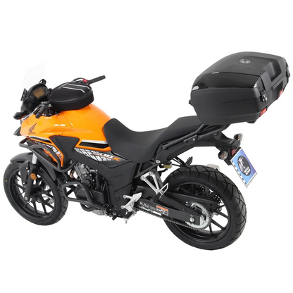 Honda CB 500X Carrier - Top Case Carrier (Anthracite) - Fixed Hinge