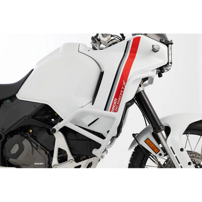 Ducati Desert X Protection - Engine Guard ( Left) - White / Fits Wunderlich Tank Guard