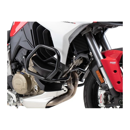 Ducati Multistrada V4 Protection - Engine Guard - Steel / Red