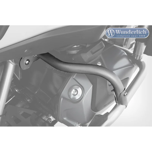 BMW R1250GSA Protection - Reinforcement Bar (OEM Engine Bar) - GSA OEM BAR TO FRAME (SS)